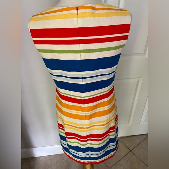 Tabitha Rainbow Embroidered Shift Dress size 8 - Picture 4 of 5